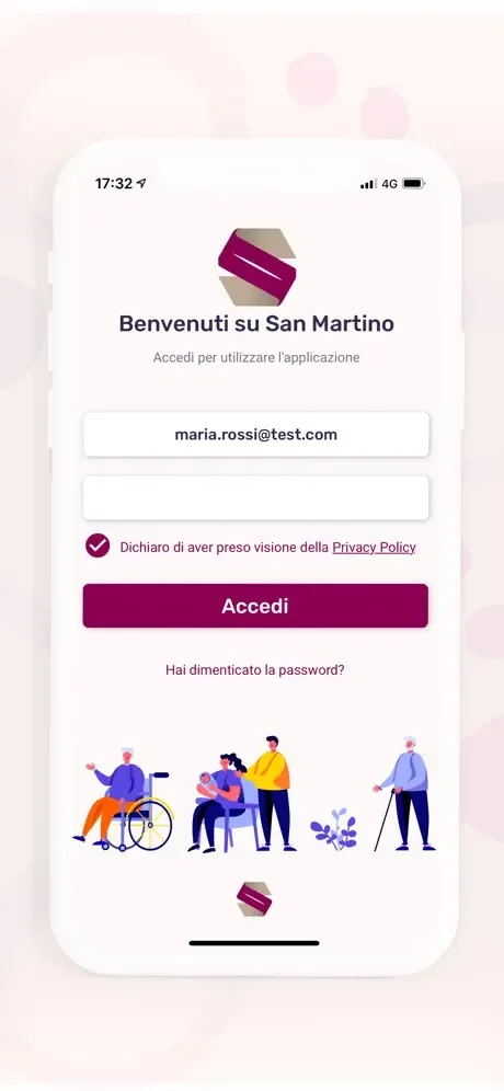El acceso a la app, con el consentimiento de privacidad recogido al iniciar sesión.